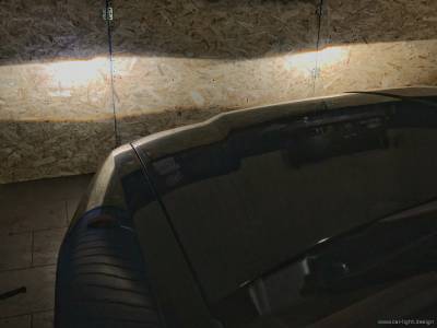 Новый свет Mitsubishi на дорожном полотне