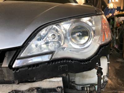 Фары Subaru Legacy после ремонта