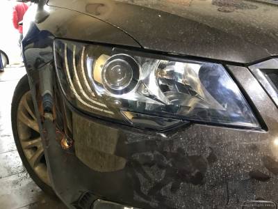Устранение запотевания фар Skoda