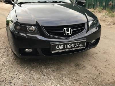 Результат после покраски фар Honda