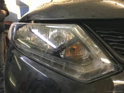 герметизация фары Nissan