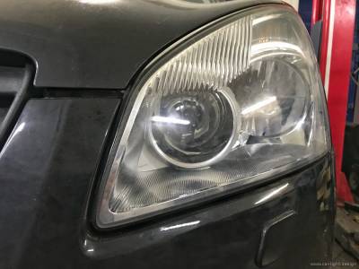 ремонт потеющей фары Nissan