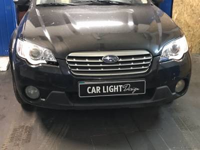 Полировка фар Subaru