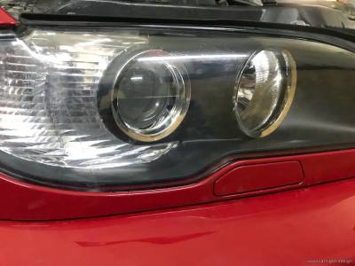 Чистка ксеноновых линз BMW e46