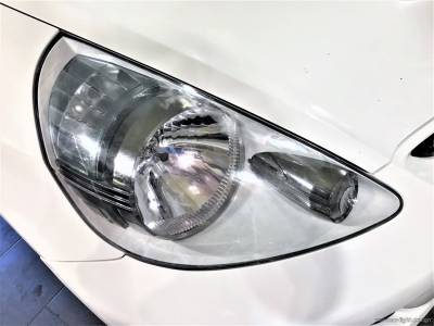 Фары Honda Jazz после полировки