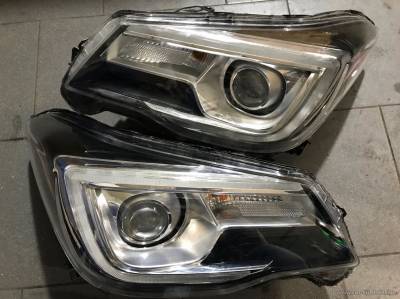 Результат профилактики led фар автомобиля Subaru Forester