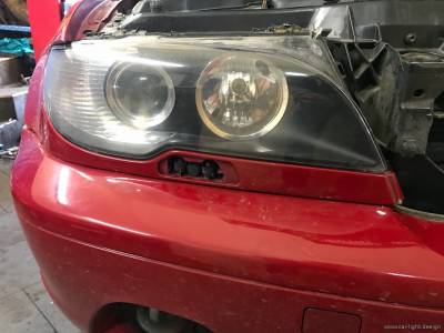 Фара BMW до профилактической внутренней чистки