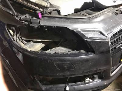 Технологическое место для передней автомобильной оптики Audi Q7