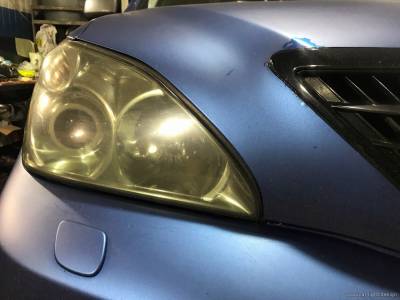Адаптивные фары Lexus RX400h до ремонта Адаптивные фары Lexus RX400h до ремонта