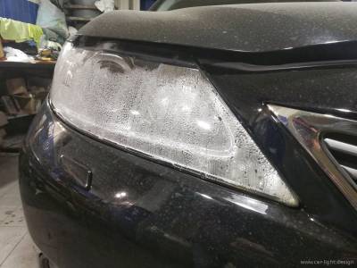 Запотевшая фара Lexus ES