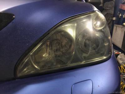 Адаптивные фары Lexus RX400h до ремонта Адаптивные фары Lexus RX400h до ремонта