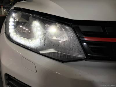 Конденсат внутри фары Volkswagen Touareg