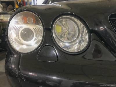 Плохо светящие фары Mercedes