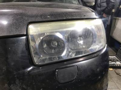 Восстановленная фара Subaru