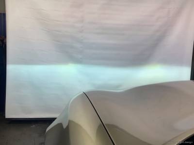 Infiniti FX35 свет фар до установки Hella 3R