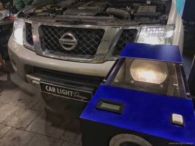 Регулировка ксенонового света фар Nissan