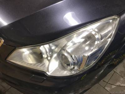 Фары после полировки Subaru Outback