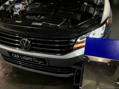 Настройка света после установки билинз в фары VW Passat B8