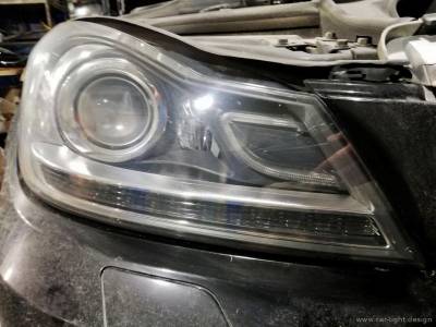 Фара Mercedes-Benz C-Class w205 до внутренней мойки