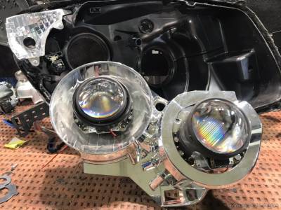 Установлен новый модуль ближнего света в фарах Toyota Prado
