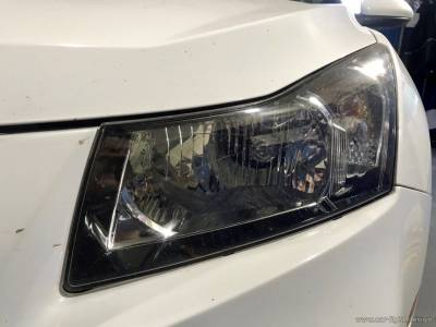 Фара Chevrolet Cruze до установки биксеноновых линз