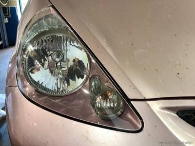 Фара Honda Jazz после реставрации
