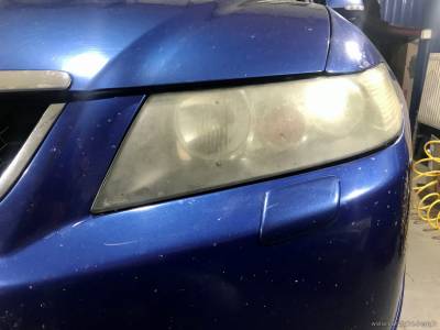 Фара Honda Accord 7 до полировки стекла фары