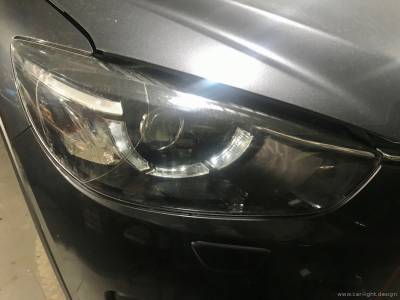 Фары Mazda CX-5 с нерабочими светодиодами в ДХО