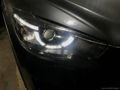 Замененные перегоревшие светодиоды в фаре Mazda CX-5