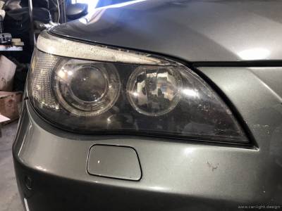 Запотевшая фара BMW