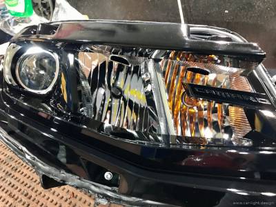 Установка биксеноновых линз с дьявольскими глазками в фары Chevrolet