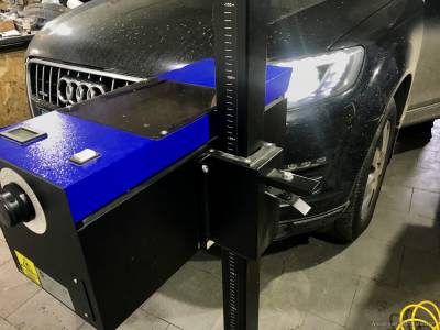 Настройка фар Audi Q7 прибором