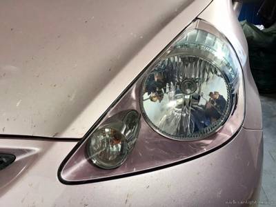 Фара Honda Jazz после реставрации