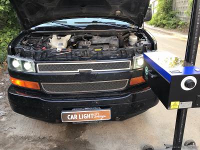 Регулировка фар Chevrolet Explorer на стенде