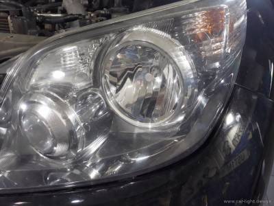 Фары Toyota Prado 150 до покраски масок в черный матовый цвет