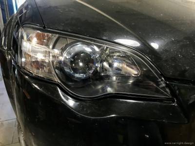 Отреставрированная фара Subaru Outback