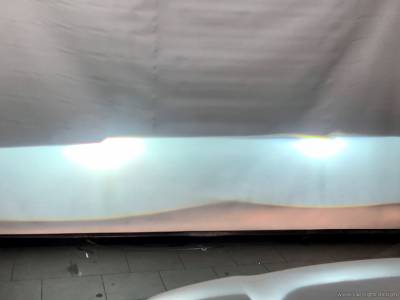 Свет от новых биксеноновых линз 3.0 дюйма в галогенных фарах KIA Ceed