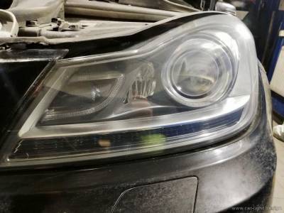 Фара Mercedes-Benz C-Class w205 до внутренней мойки