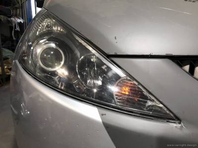 Фары Mitsubishi Grandis после реставрации