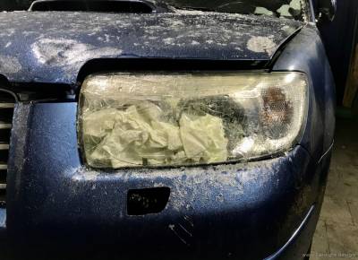 Фара Subaru Forester до ремонта