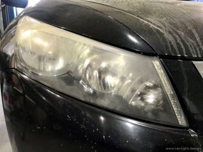 Фара Honda Accord до восстановления