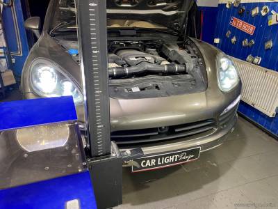 Настройка света фар Porsche Cayenne