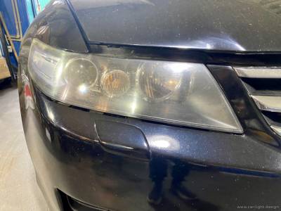 Фара Honda Accord 7 до полировки стекла