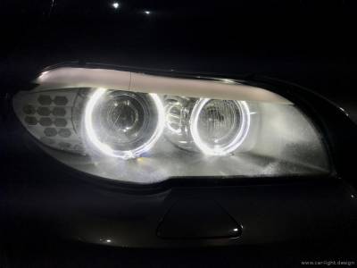 Фара BMW f10 после устранения причин запотевания