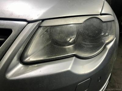 Оптика Volkswagen Passat B6 до восстановления