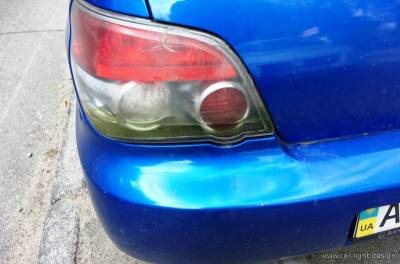 Оптика Subaru вода внутри фары